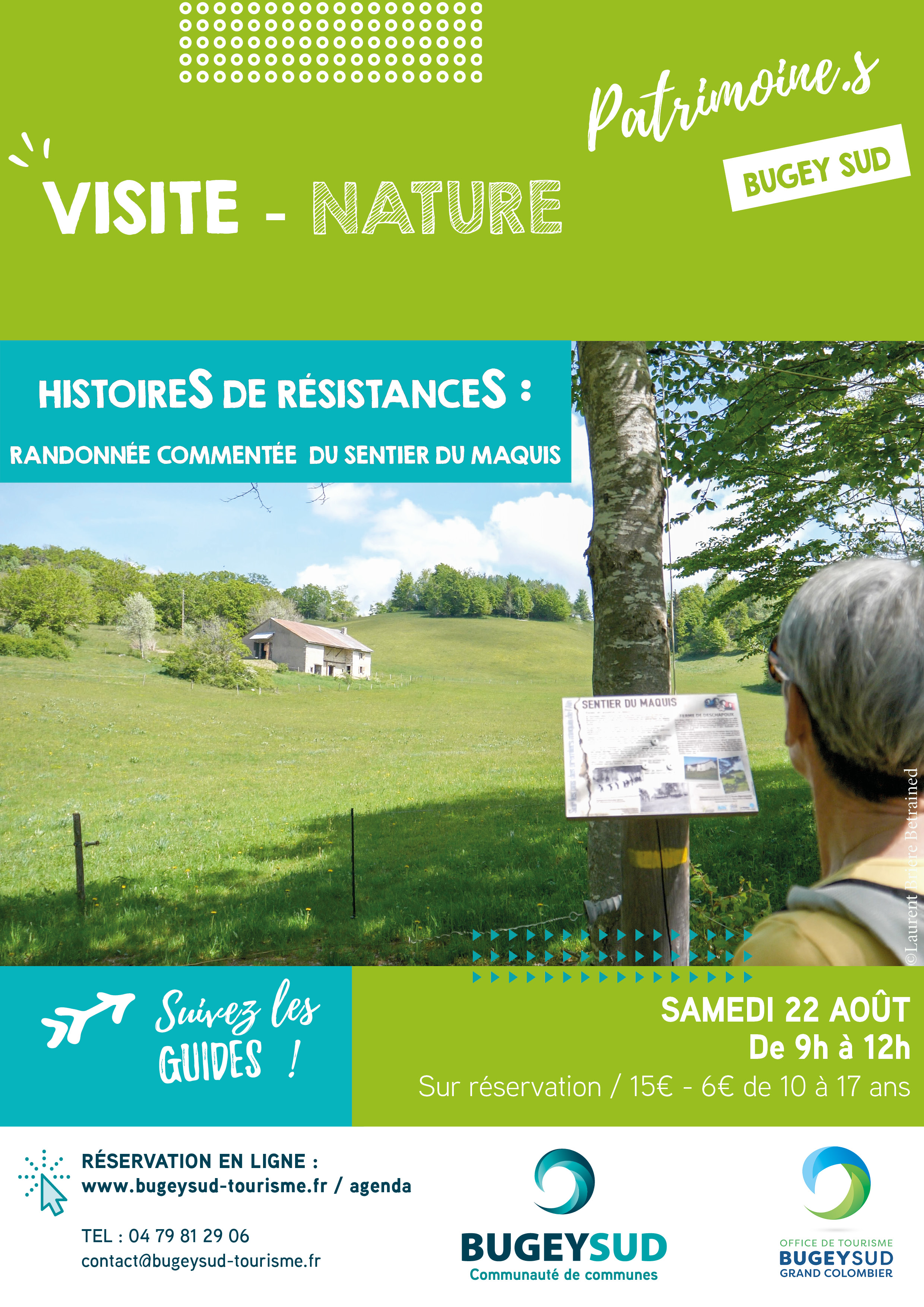 HistoireS de R�sistanceS : randonn�e comment�e du sentier du Maquis, sur le Plateau de Retord