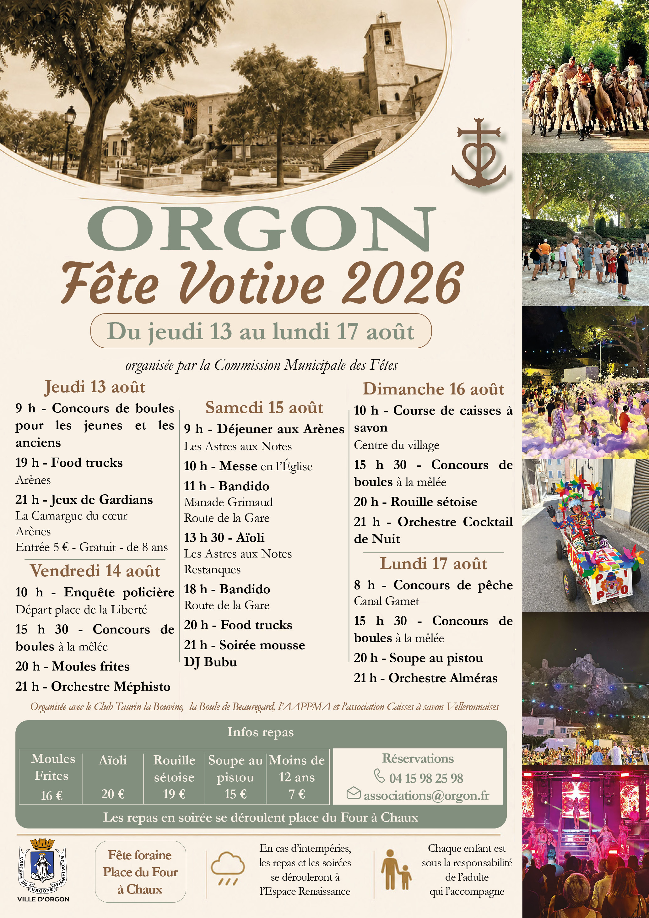 Fête votive d'Orgon