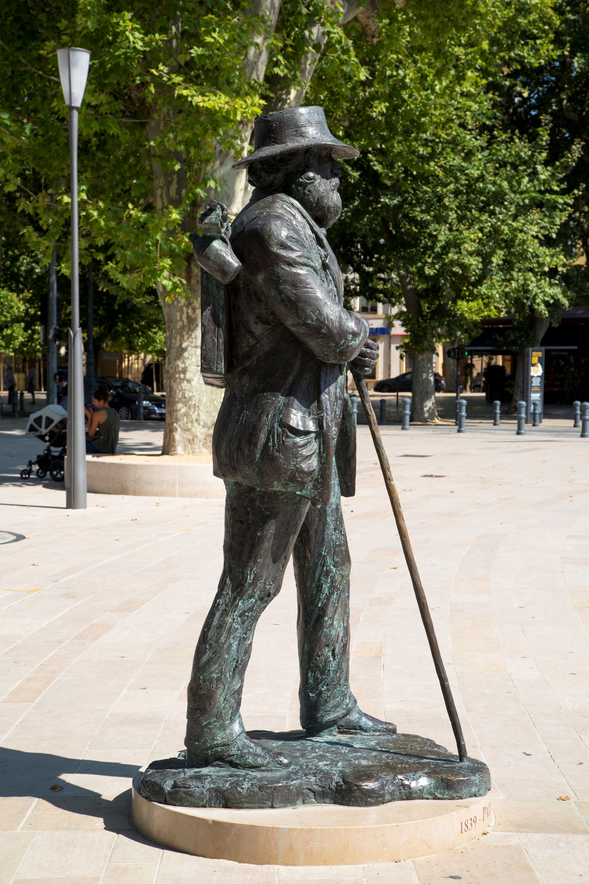 Statue de Cezanne