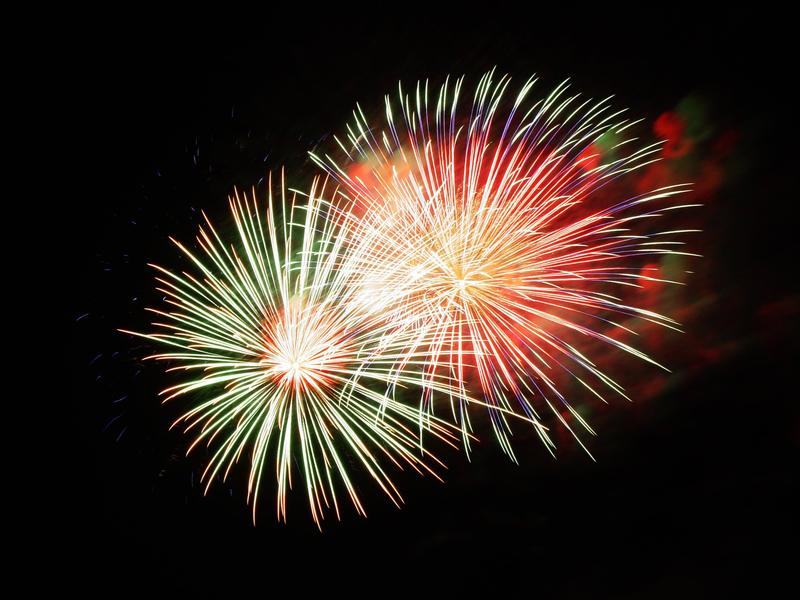Feu d'artifice à Labastide-Rouairoux