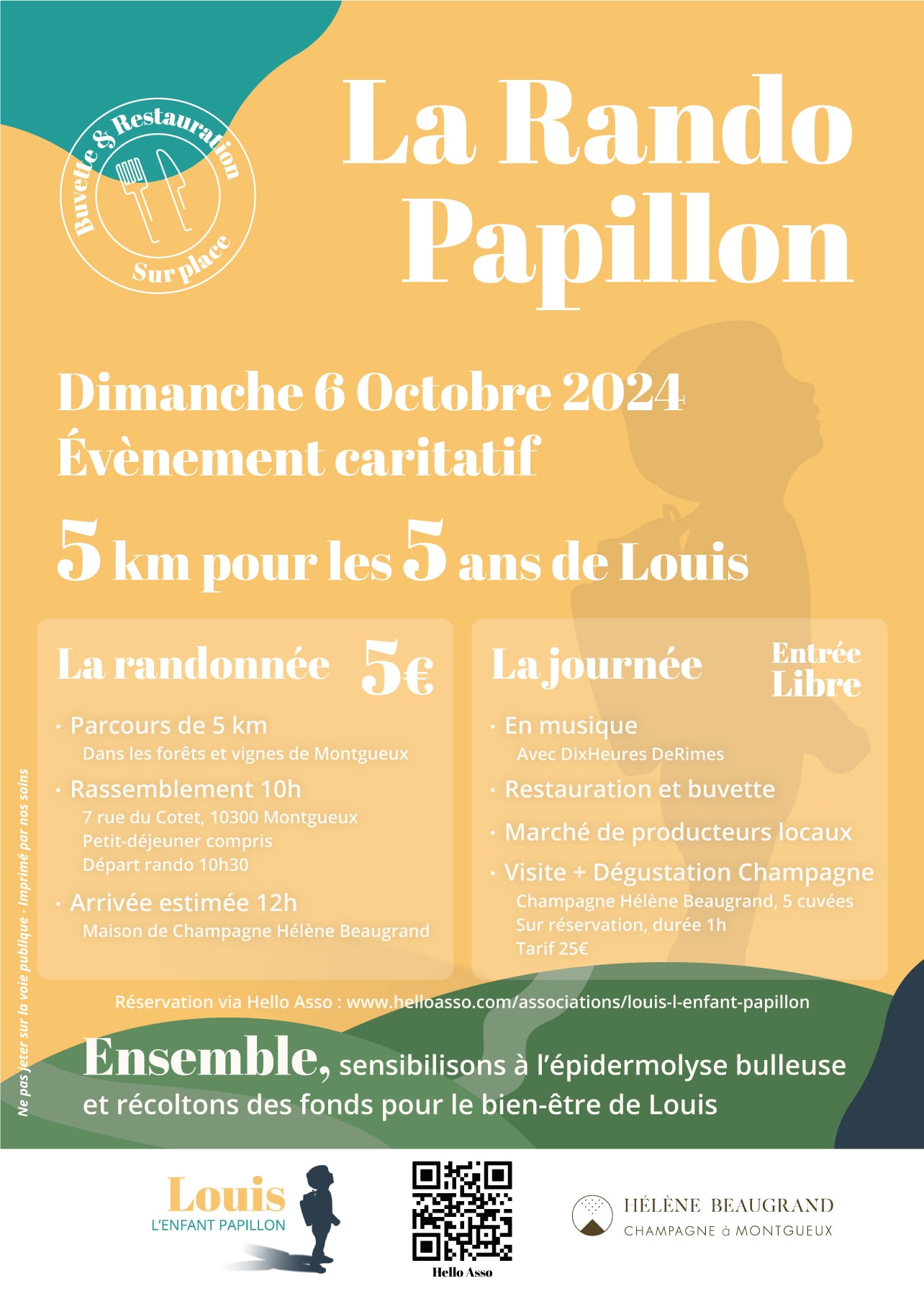 La Rando Papillon : 5 km pour les 5 ans de Louis