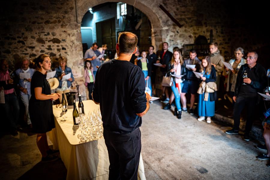 Domaine Frédéric Berne - visite du cuvage