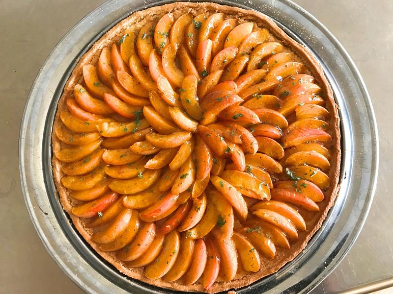 Tarte aux abricots (maison)