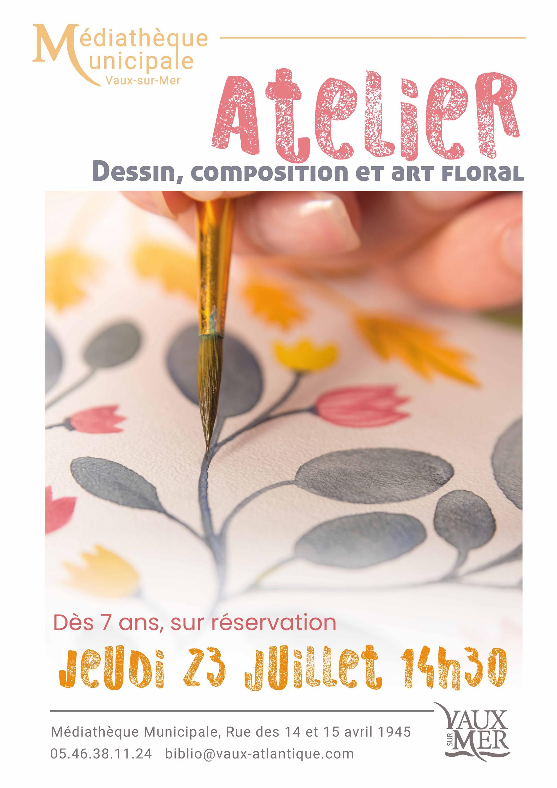 Atelier dessin, composition et art floral
