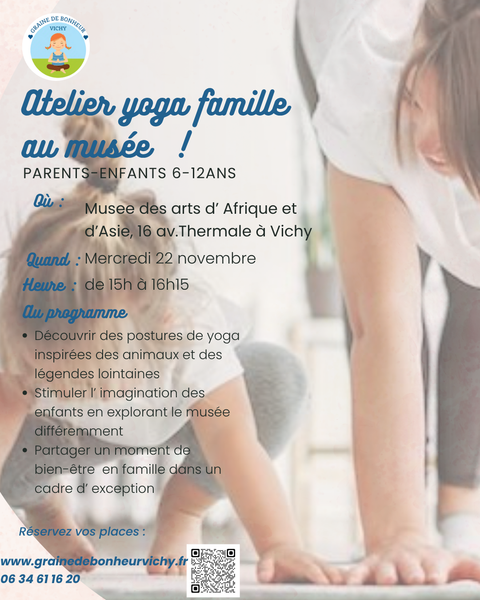 Atelier Yoga en Famille au coeur du musée !