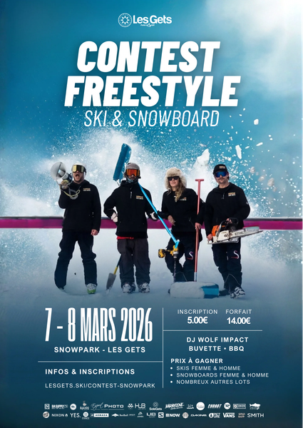 Contest Freestyle Ski and snowboard_Les Gets