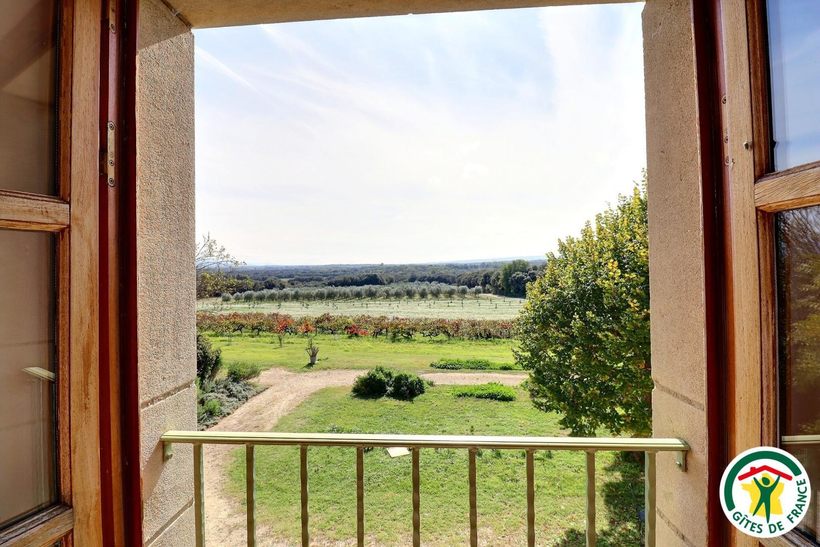 La vue depuis la cuisine