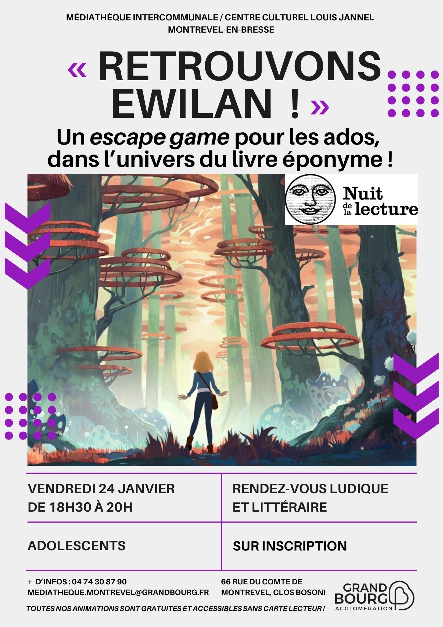 Affiche Escape game, retrouvons Ewilan