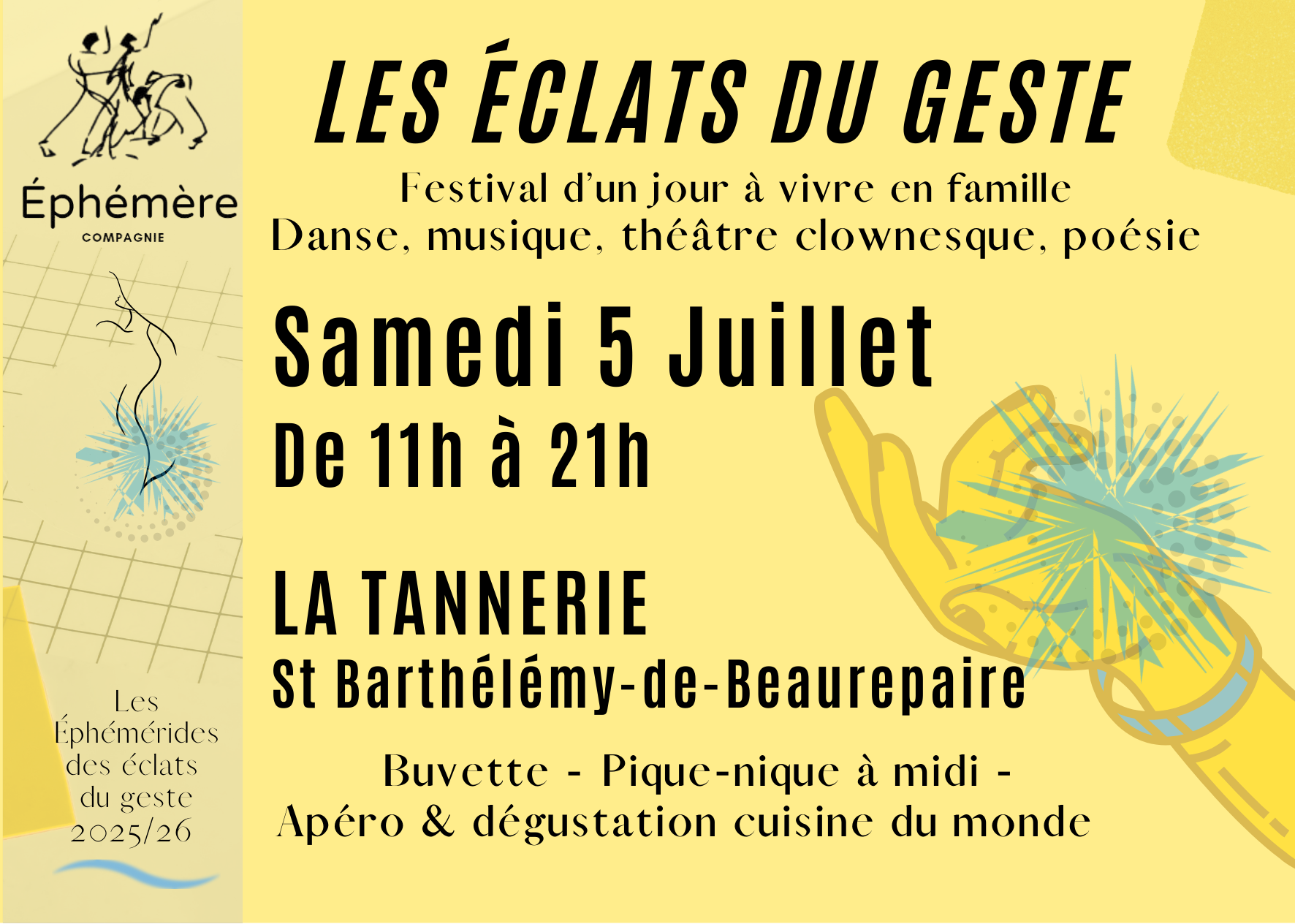 Flyer couverture les éclats