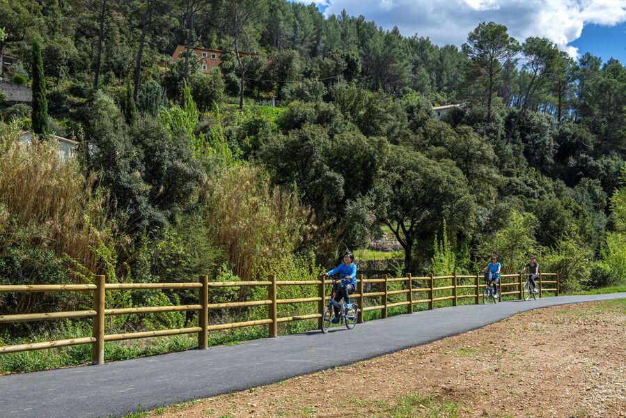 La Vigne à vélo de la Clappe à Rebouillon