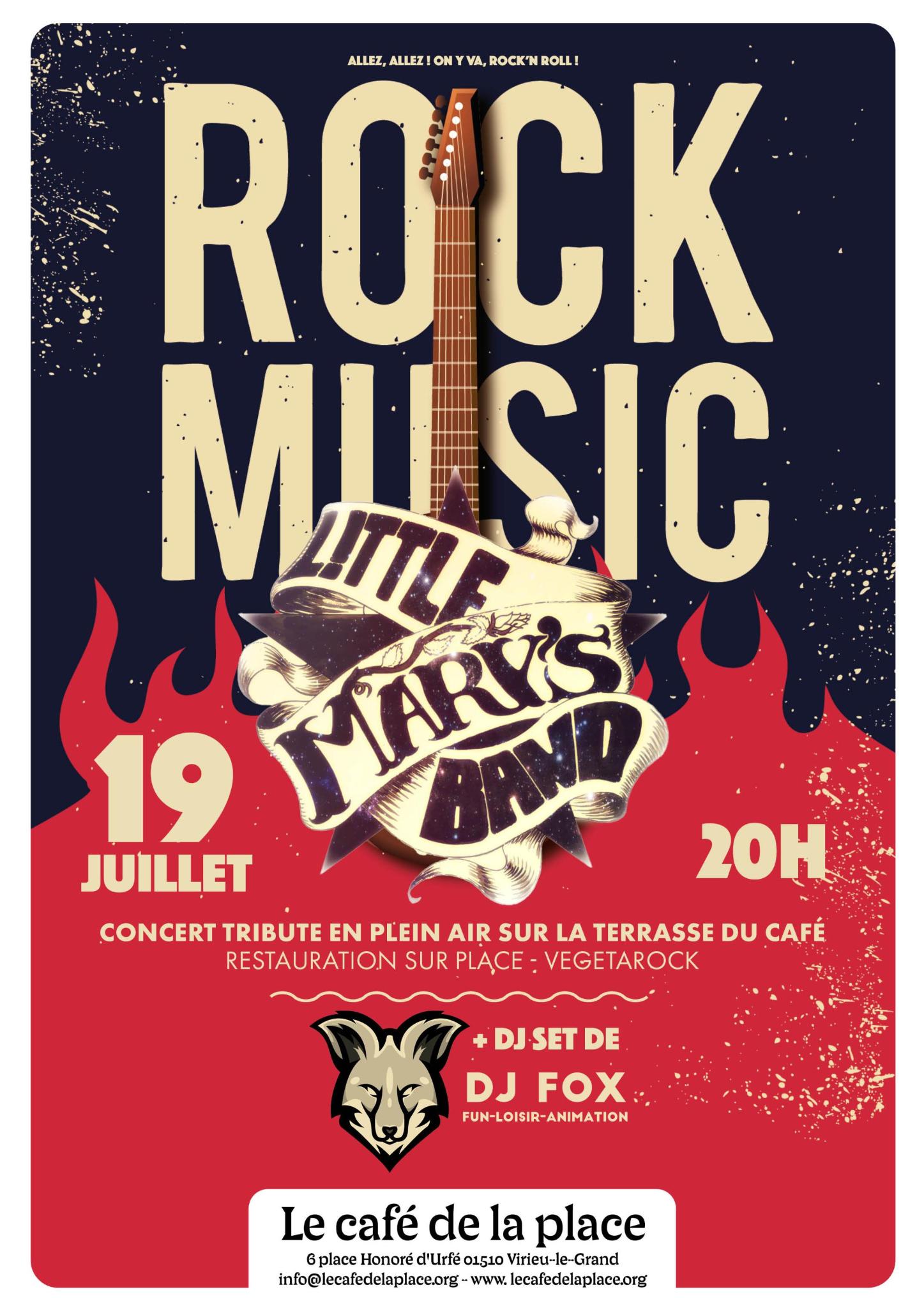 Concert rock à Virieu le Grand