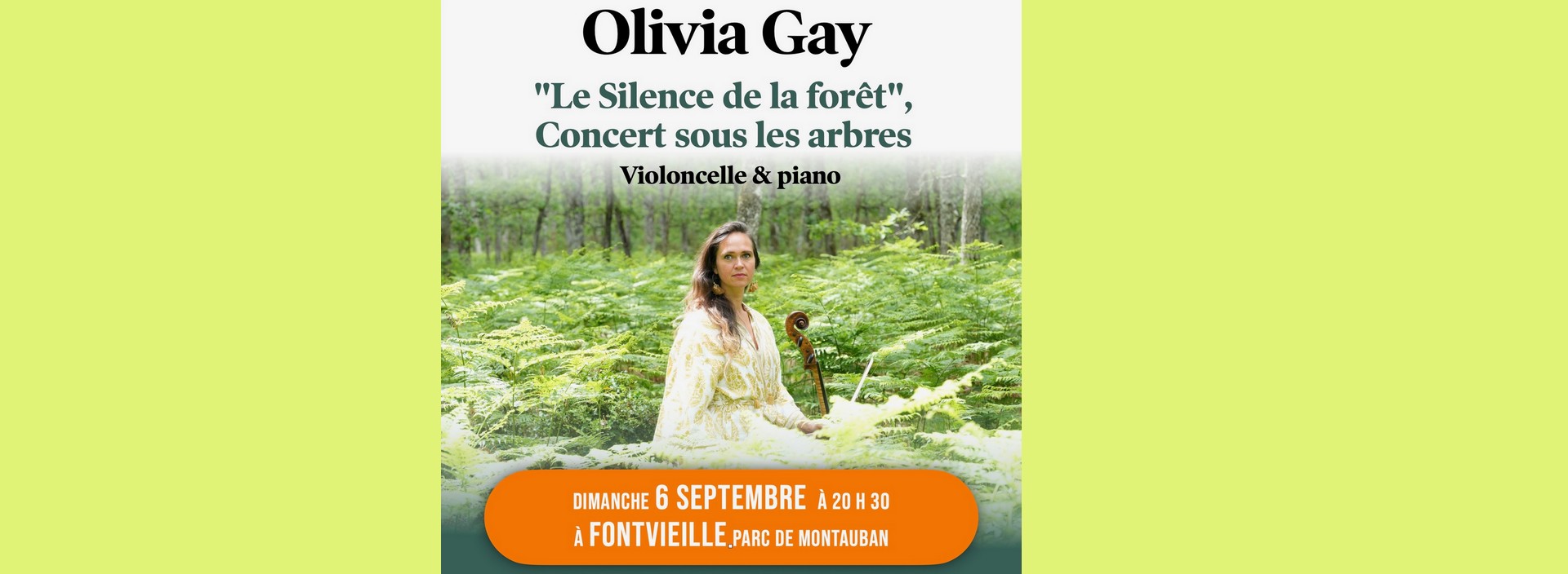 Les Fêtes des 4 Saisons présente: Olivai Gay Violoncelle ​Celia Oneto-Bensaid Piano au Château de Montauban