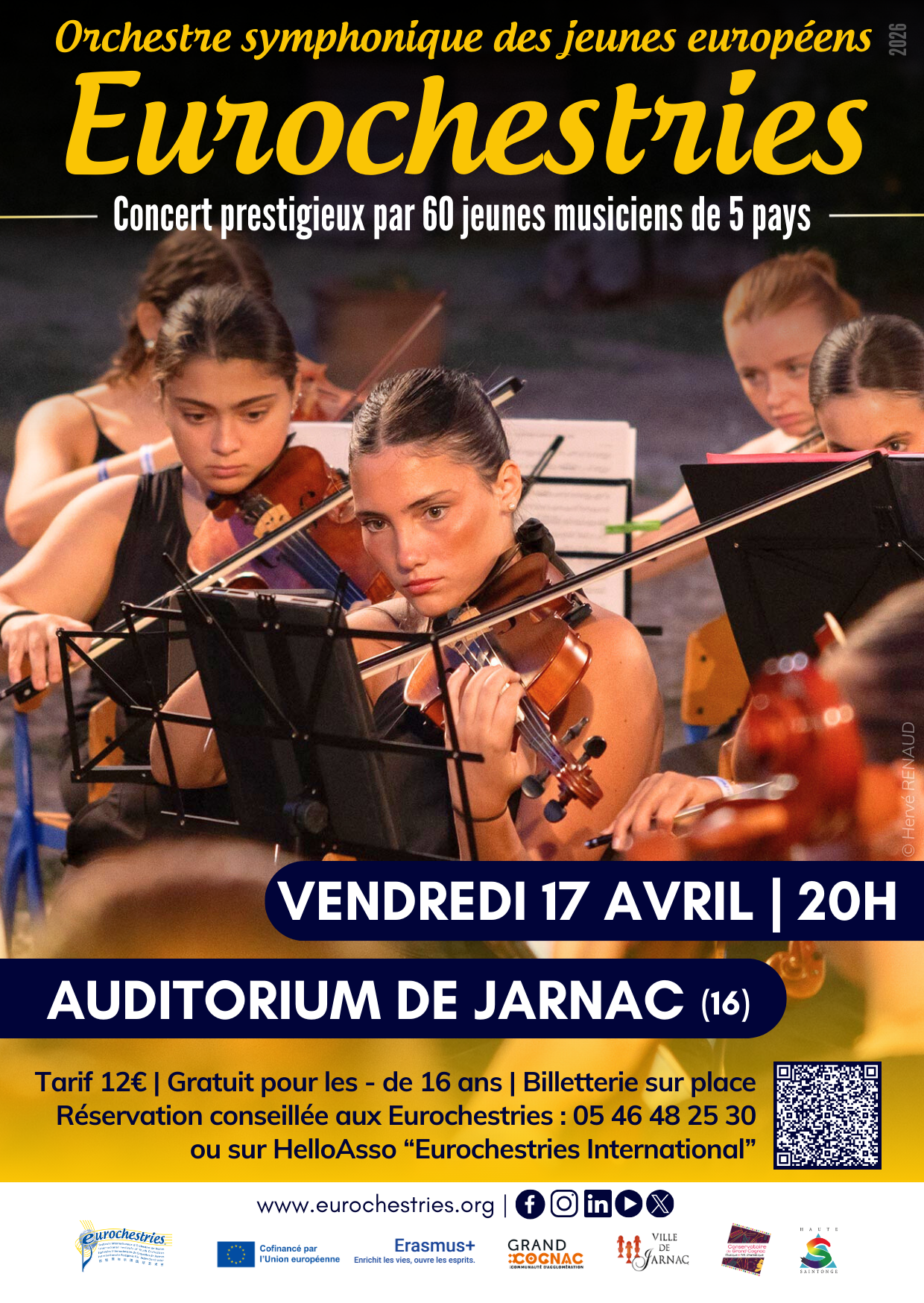Concert de l'Orchestre Symphonique des Jeunes Européens Eurochestries