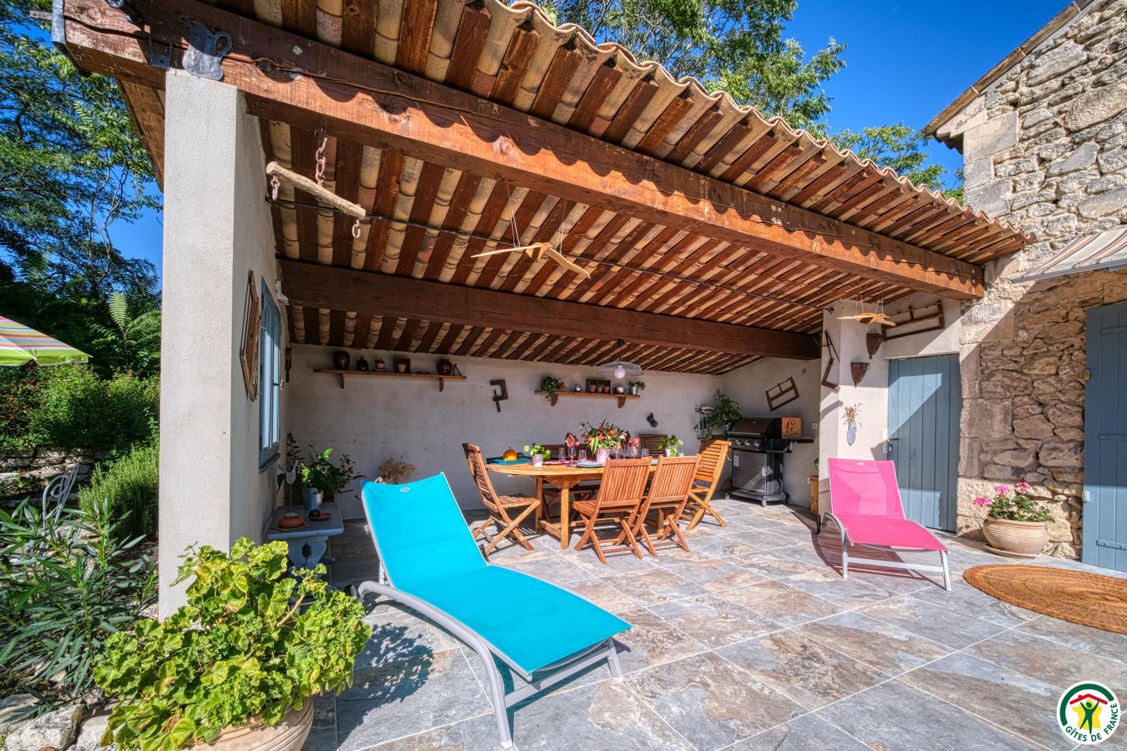 Terrasse couverte