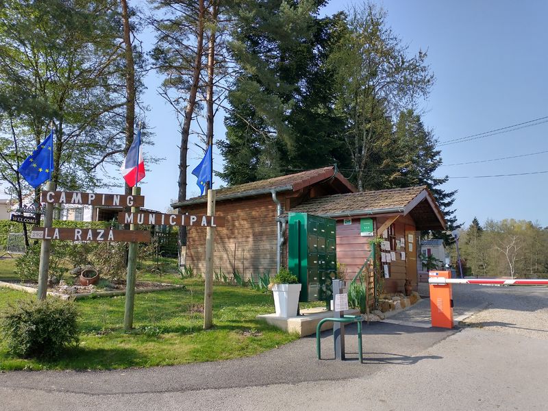 Entrée du camping