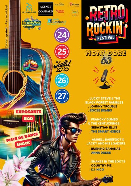 Mont-Dore Retro Rockin' Festival : programme du samedi 26 juillet
