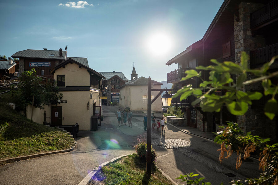 Rue piétonne vue générale
