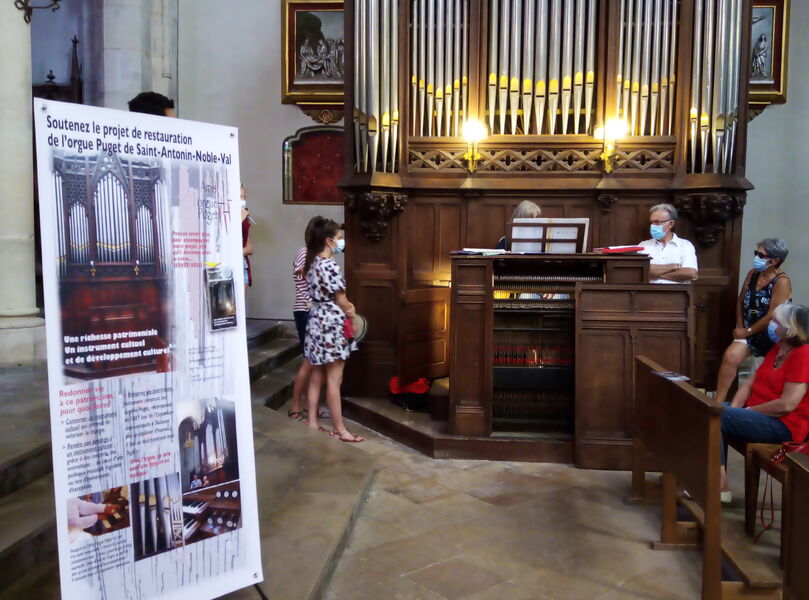 Les amis de l'orgue Puget de St-Antonin-Noble-Val