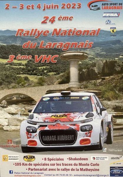 Affiche Rallye du Laragnais - © Autosport du Laragnais Rallye du Laragnais - © Autosport du Laragnais