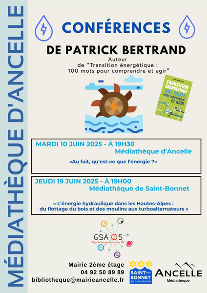 Conférence avec Patrick Bertrand_Ancelle - © @Mairie Ancelle Conférence avec Patrick Bertrand_Ancelle - © @Mairie Ancelle