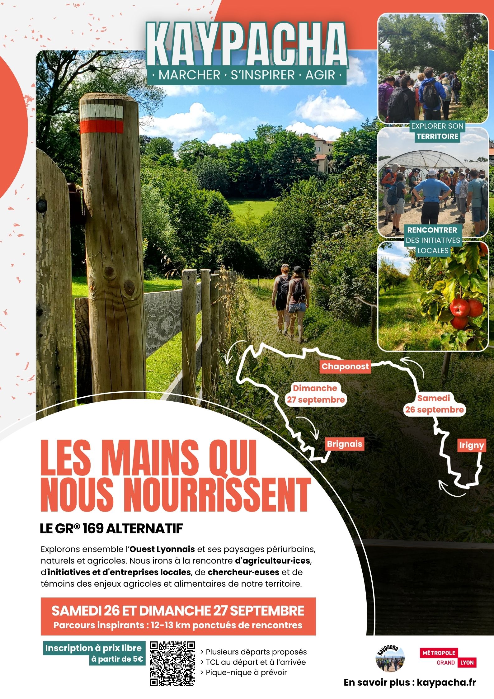 Affiche les mains qui nous nourrissent