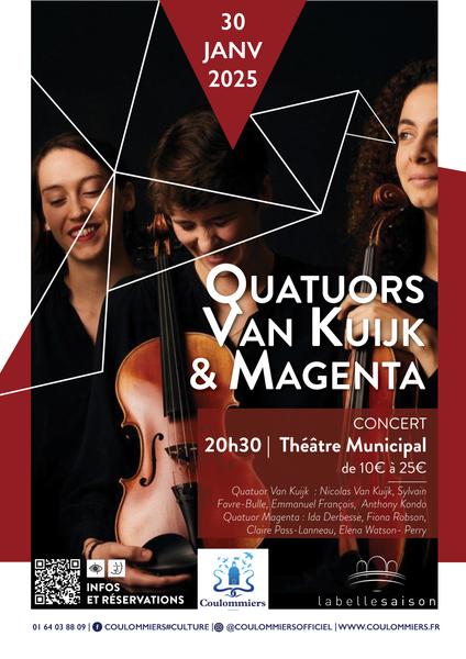 Quatuors Van Kuijk et Magenta