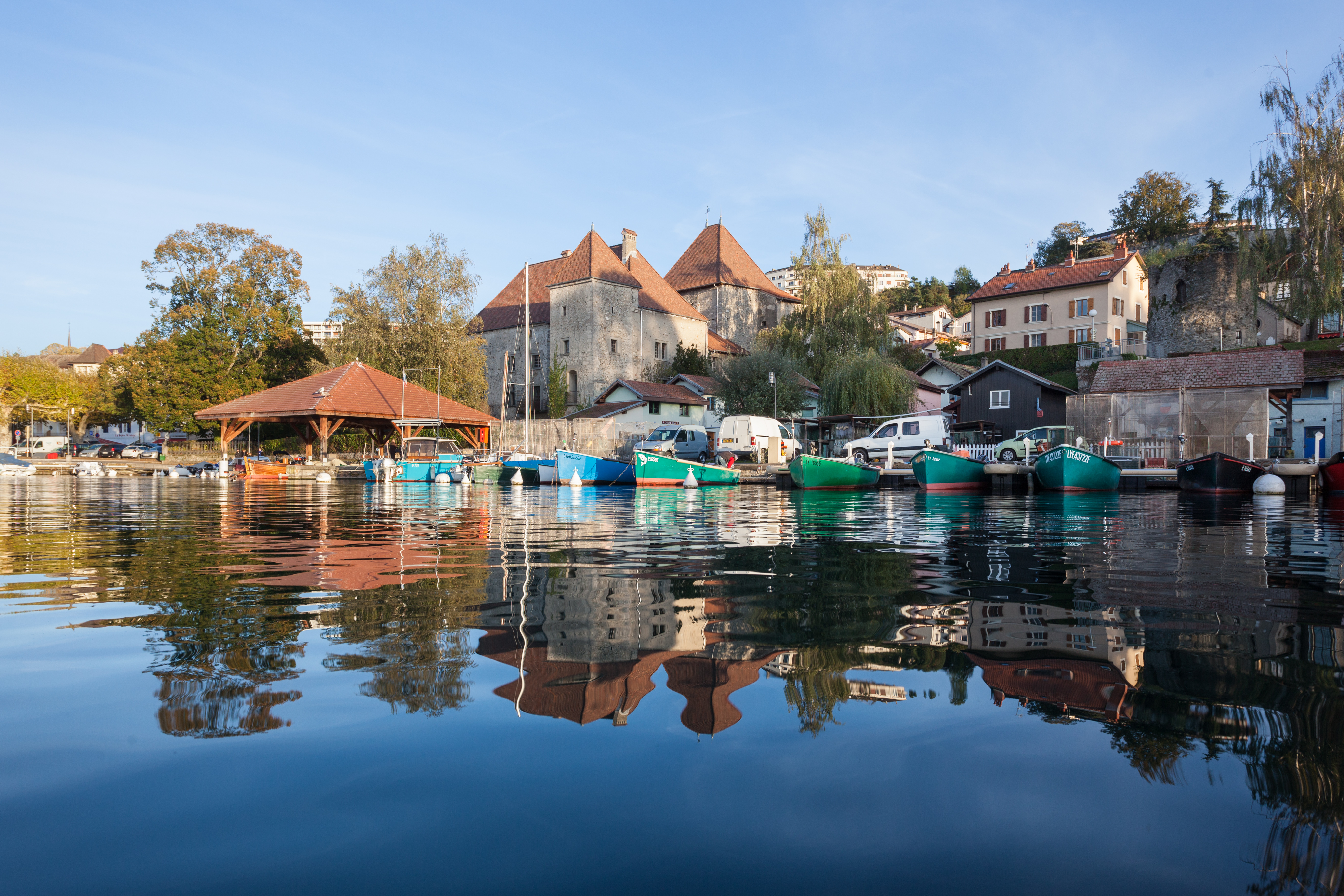 Une vue du port des pêcheurs