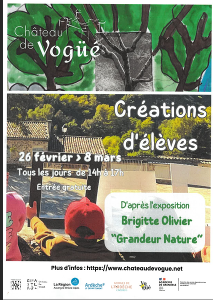 Exposition créations délèves_Vogüé