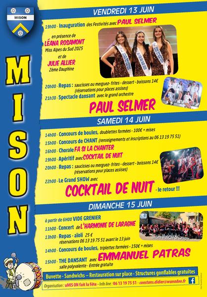 Programme de la fête