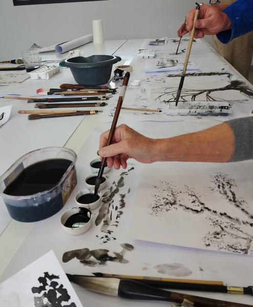 Encre de Chine, peindre la nature