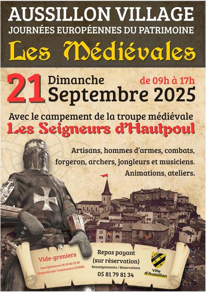 Les Médiévales d'Aussillon Village 