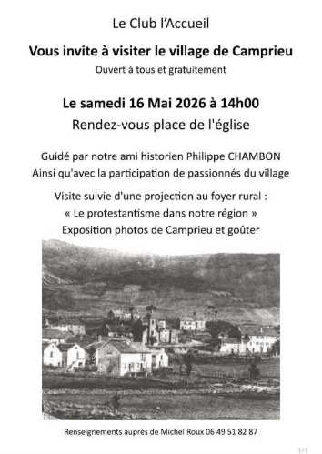 Visite Historique de Camprieu_Saint-Sauveur-Camprieu