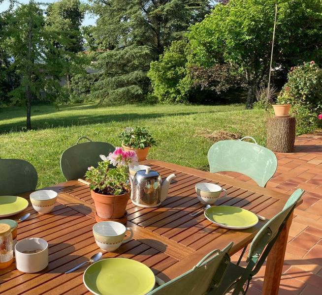 Terrasse du gîte