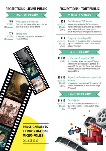 Fête du Court-Métrage - Thizy : Micro-Folie - projections tout public