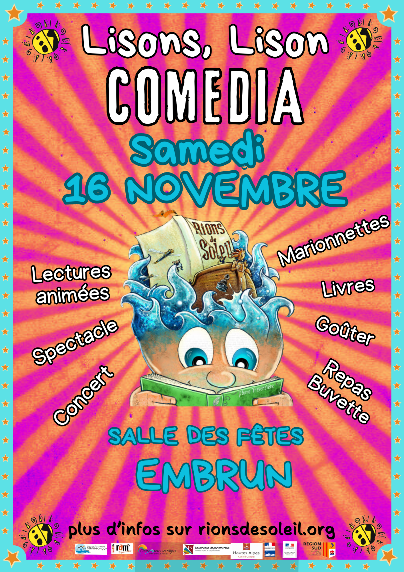 Festival Comédia et Lisons, Lison!_Embrun