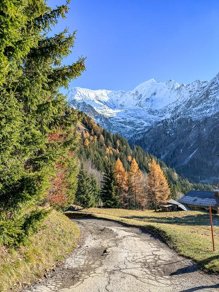 Le Prarion au départ de Bionnassay