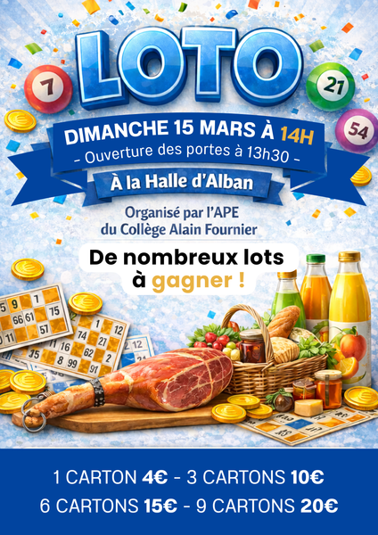 Loto du collège Alain Fournier