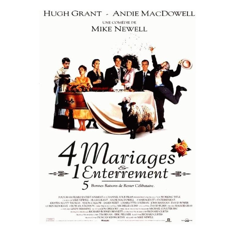 Cinéma en plein air - Quatre mariages et un enterrement