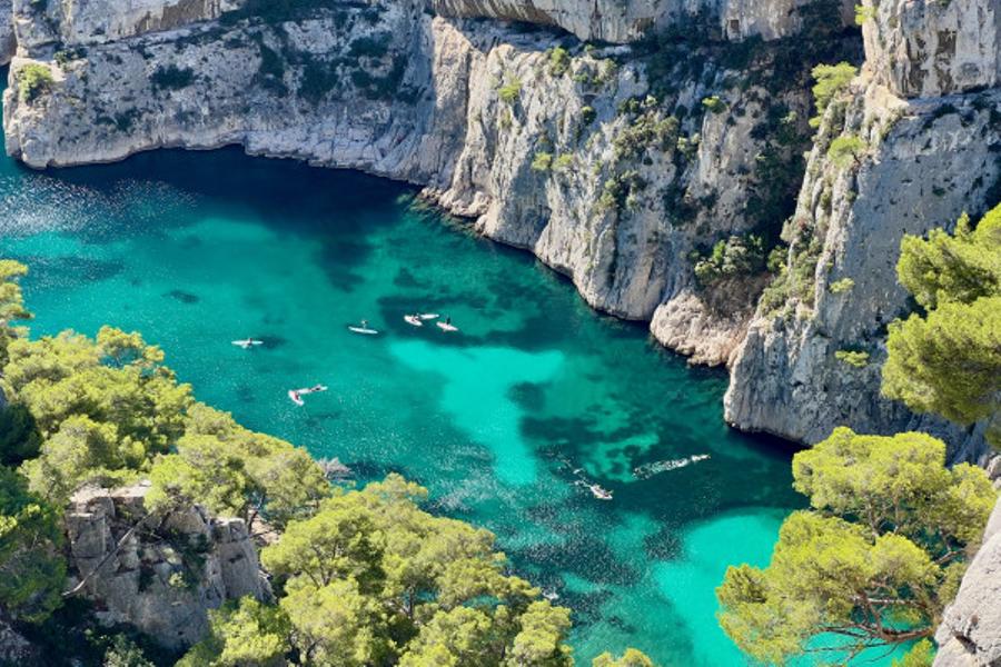 Stand Up Paddle Calanques Cassis : Port-Miou, Port-Pin, En-Vau