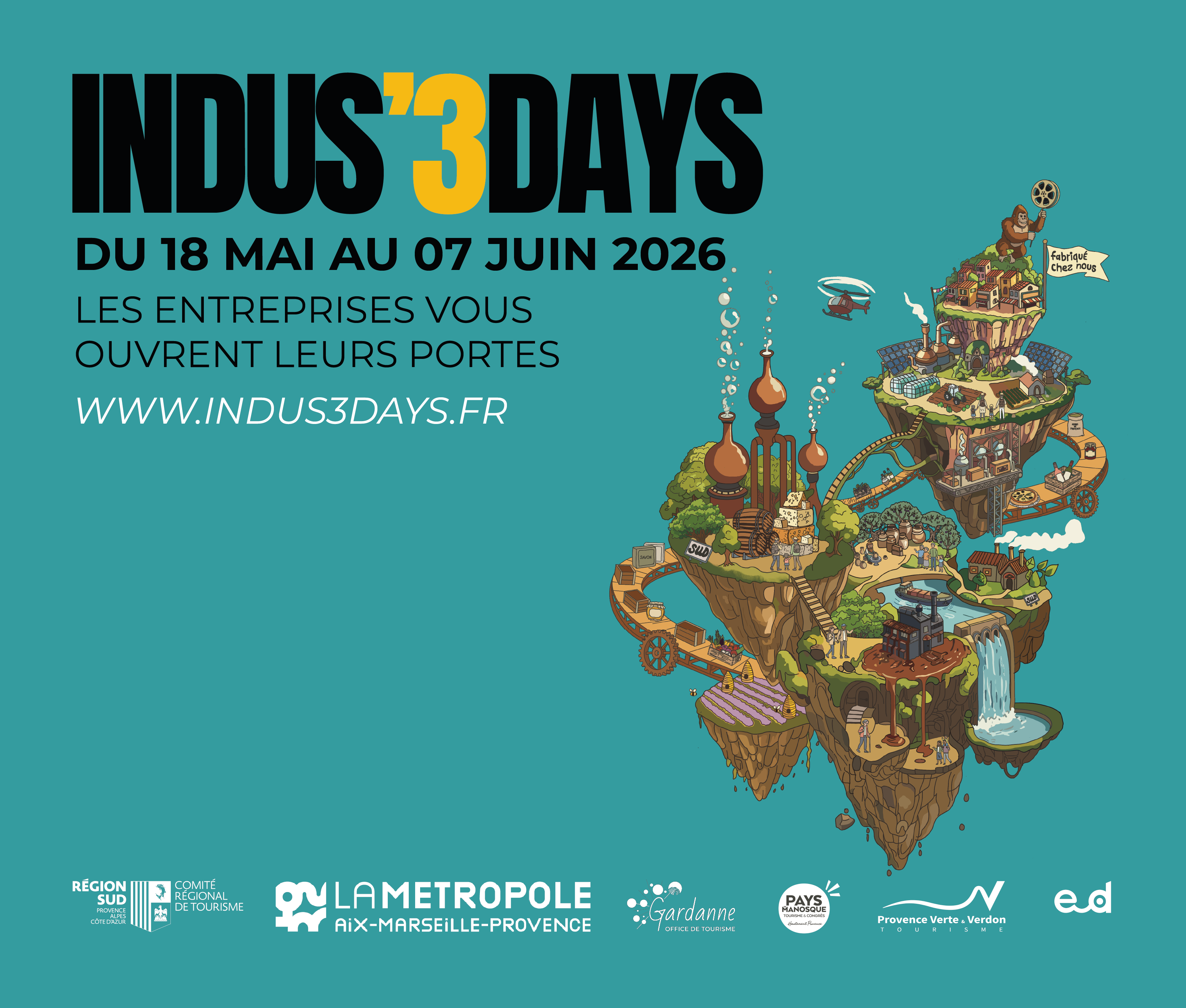 Visite de La Malespine - Durance Granulats- Indus'3Days