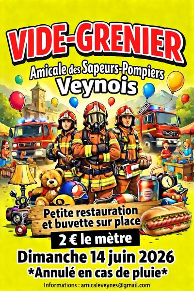 Vide-greniers de l'amicale des sapeurs-pompier veynois