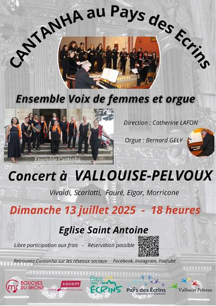 Concert : Ensemble vocal Cantanha 'Les Écrins au choeur'_Vallouise-Pelvoux