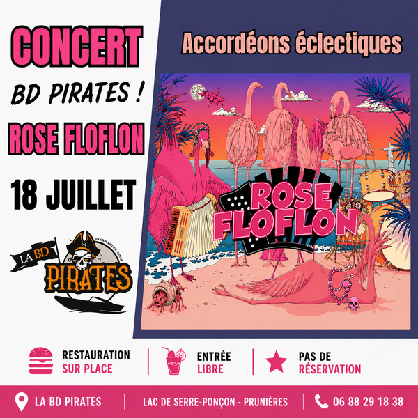 Concert Bd pirates rose flonflon