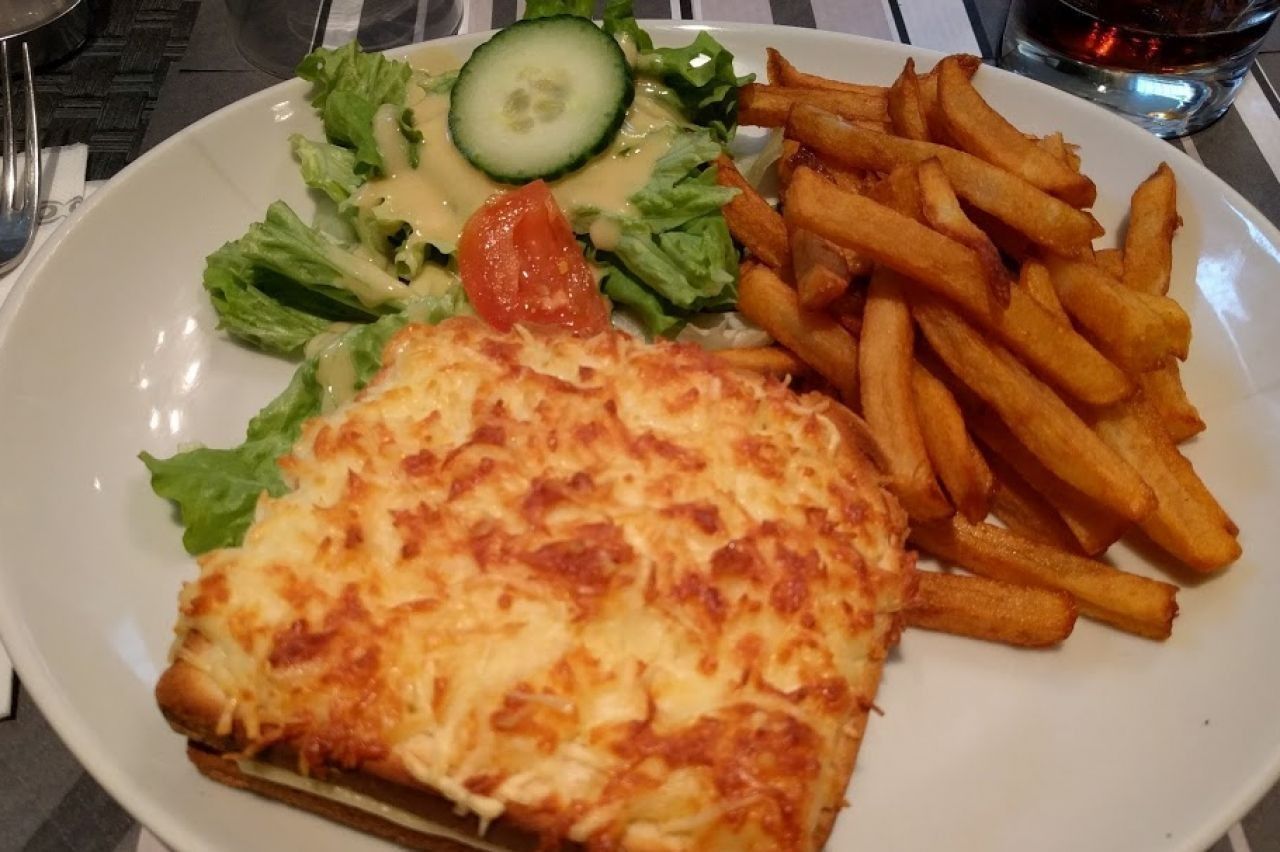Croque frite salade