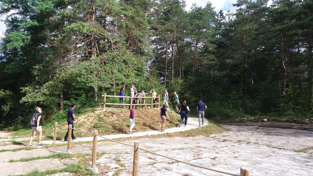 Les empreintes de dinosaures de Villette