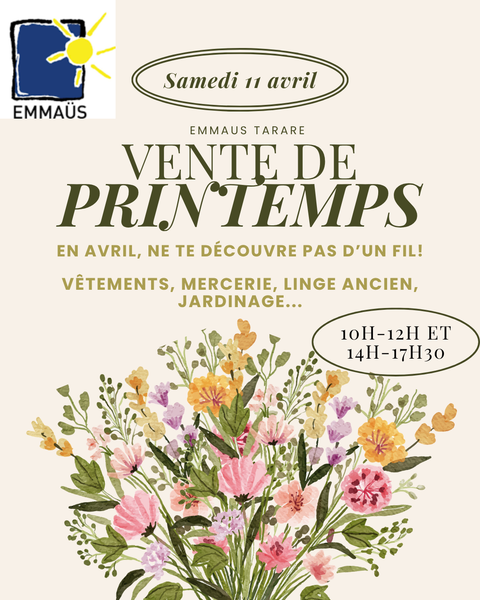 Vente de printemps