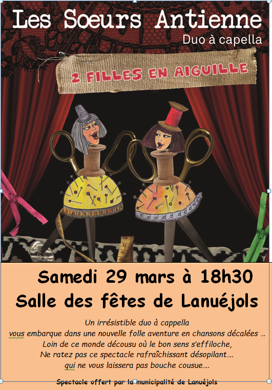 Spectacle de chansons décalées avec 