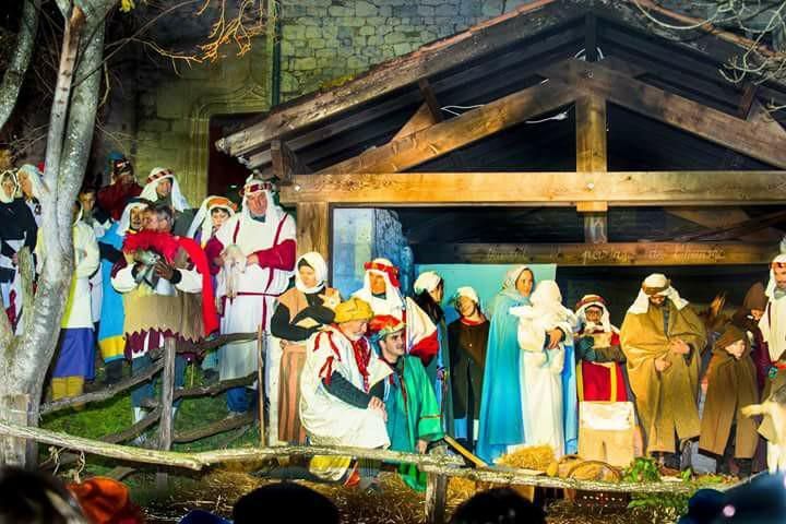 Crèche vivante déambulatoire à Gandoulès 