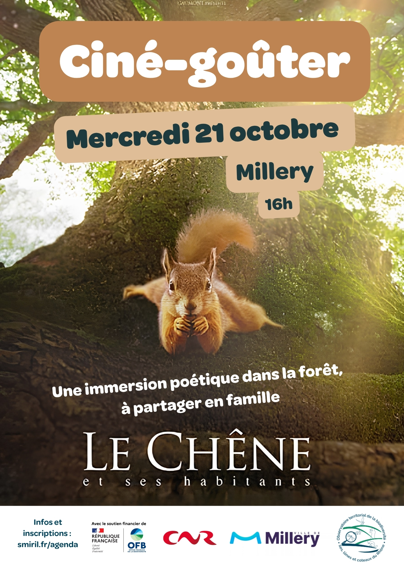 Ciné-goûter le chêne