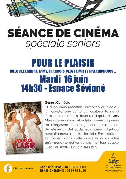 Ciné Seniors - Pour le plaisir